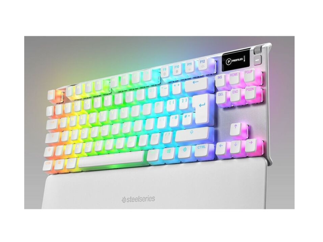 لوحة مفاتيح الألعاب الميكانيكية Steelseries Apex 7 TKL - Ghost Edition (Red Switch) لوحة مفاتيح الألعاب الميكانيكية Steelseries Apex 7 TKL - Ghost Edition (Red Switch)